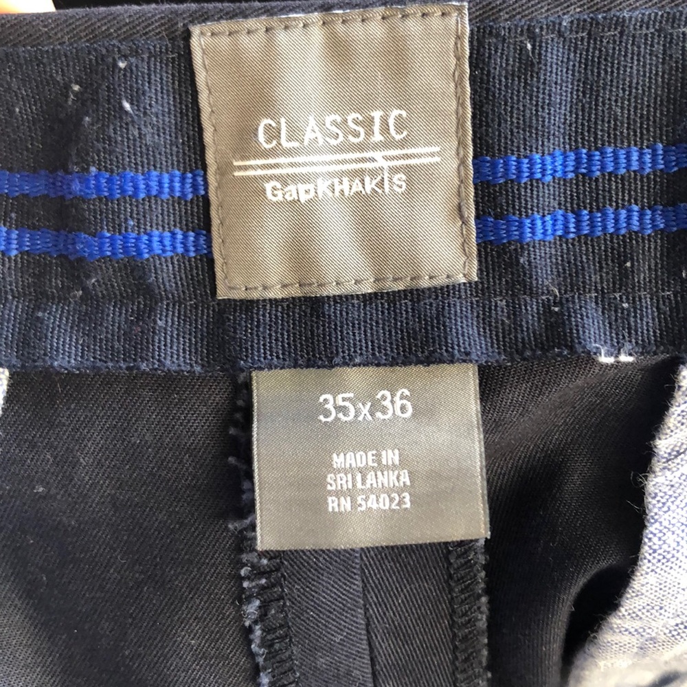 Gap navy khaki pants - Picture 3 of 5